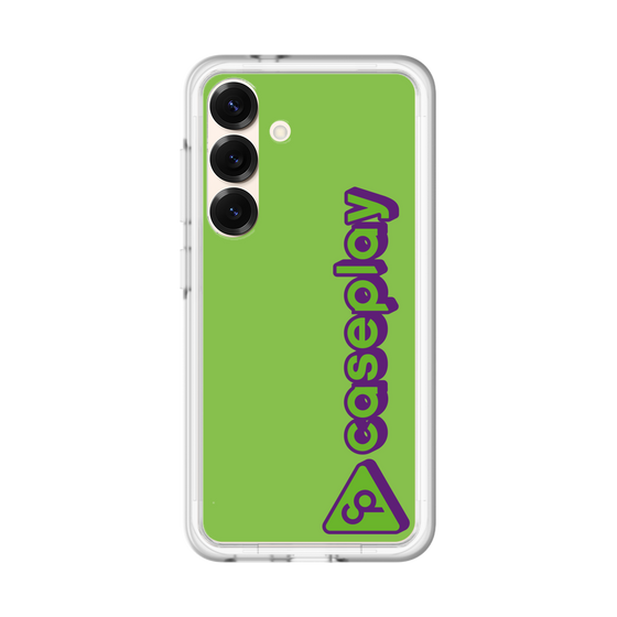 スリムプロテクションプレミアムケース［ オリジナル - CASEPLAYロゴタイプ - グリーン ］