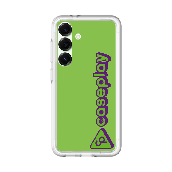 スリムプロテクションプレミアムケース［ オリジナル - CASEPLAYロゴタイプ - グリーン ］