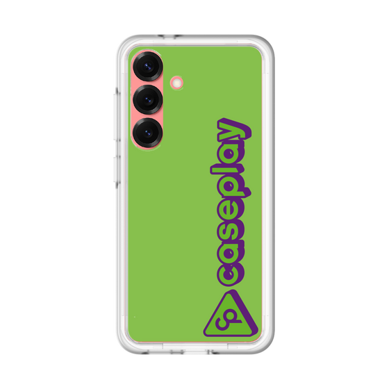 スリムプロテクションプレミアムケース［ オリジナル - CASEPLAYロゴタイプ - グリーン ］