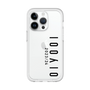 スリムプロテクションプレミアムケース［ 100人10 - Logo vertical - Clear ］