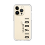 スリムプロテクションプレミアムケース［ 100人10 - Logo vertical - Clear ］
