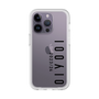スリムプロテクションプレミアムケース［ 100人10 - Logo vertical - Clear ］