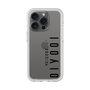 スリムプロテクションプレミアムケース［ 100人10 - Logo vertical - Clear ］