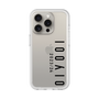 スリムプロテクションプレミアムケース［ 100人10 - Logo vertical - Clear ］