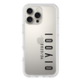 スリムプロテクションプレミアムケース［ 100人10 - Logo vertical - Clear ］