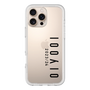 スリムプロテクションプレミアムケース［ 100人10 - Logo vertical - Clear ］