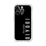 スリムプロテクションプレミアムケース［ 100人10 - Logo vertical - Black ］