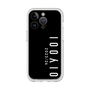 スリムプロテクションプレミアムケース［ 100人10 - Logo vertical - Black ］