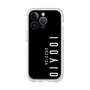 スリムプロテクションプレミアムケース［ 100人10 - Logo vertical - Black ］