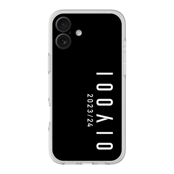 スリムプロテクションプレミアムケース［ 100人10 - Logo vertical - Black ］