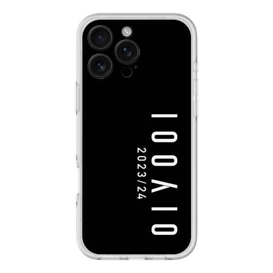 スリムプロテクションプレミアムケース［ 100人10 - Logo vertical - Black ］