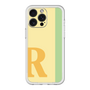 スリムプロテクションプレミアムケース［ オリジナル - initial color line - R yellow ］
