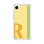 スリムプロテクションプレミアムケース［ オリジナル - initial color line - R yellow ］