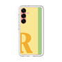 スリムプロテクションプレミアムケース［ オリジナル - initial color line - R yellow ］