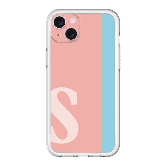 スリムプロテクションプレミアムケース［ オリジナル - initial color line - S pink ］