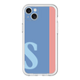 スリムプロテクションプレミアムケース［ オリジナル - initial color line - S blue ］