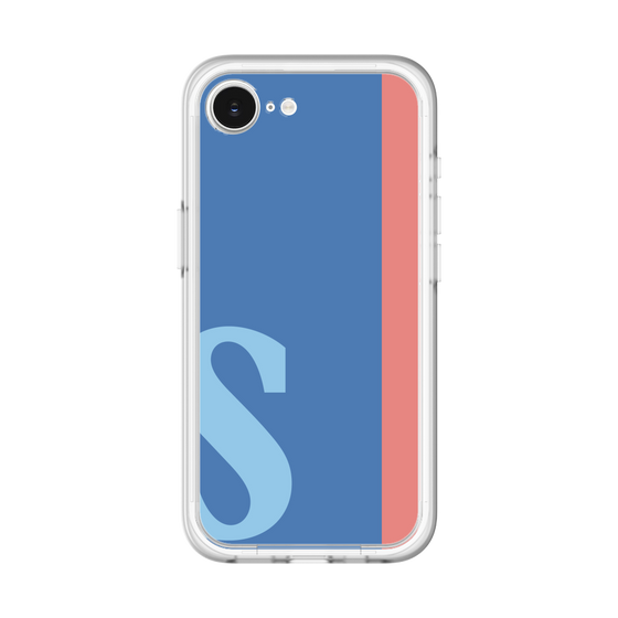 スリムプロテクションプレミアムケース［ オリジナル - initial color line - S blue ］