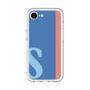 スリムプロテクションプレミアムケース［ オリジナル - initial color line - S blue ］