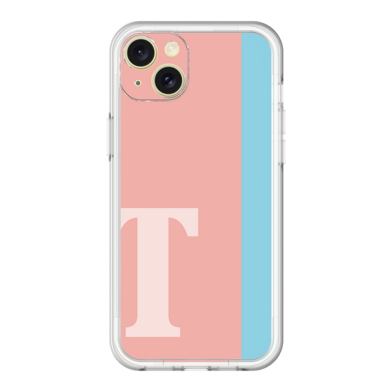 スリムプロテクションプレミアムケース［ オリジナル - initial color line - T pink ］