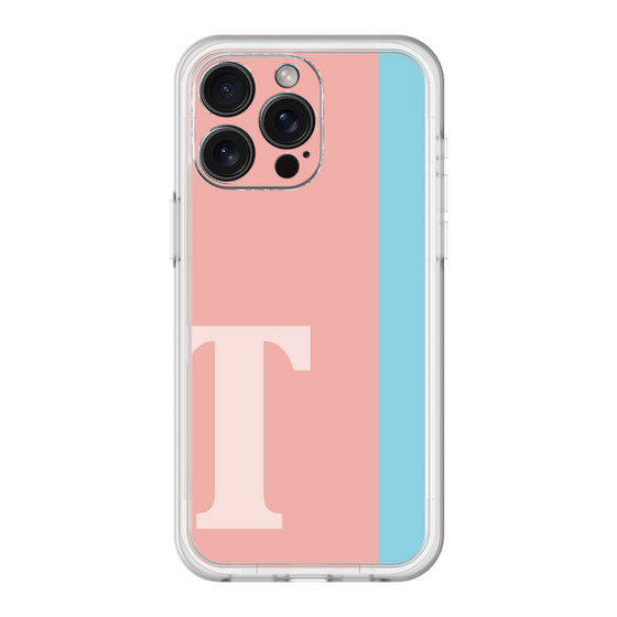 スリムプロテクションプレミアムケース［ オリジナル - initial color line - T pink ］