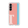 スリムプロテクションプレミアムケース［ オリジナル - initial color line - T pink ］