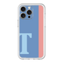 スリムプロテクションプレミアムケース［ オリジナル - initial color line - T blue ］