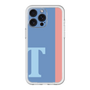 スリムプロテクションプレミアムケース［ オリジナル - initial color line - T blue ］