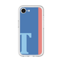 スリムプロテクションプレミアムケース［ オリジナル - initial color line - T blue ］