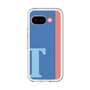 スリムプロテクションプレミアムケース［ オリジナル - initial color line - T blue ］