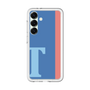 スリムプロテクションプレミアムケース［ オリジナル - initial color line - T blue ］