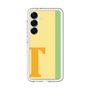 スリムプロテクションプレミアムケース［ オリジナル - initial color line - T yellow ］