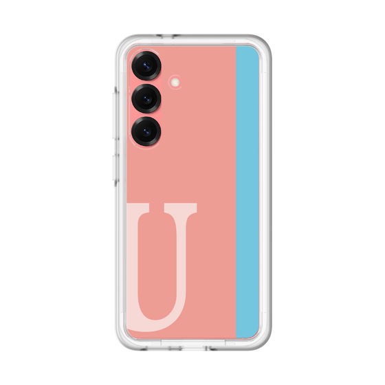 スリムプロテクションプレミアムケース［ オリジナル - initial color line - U pink ］