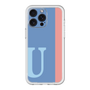 スリムプロテクションプレミアムケース［ オリジナル - initial color line - U blue ］