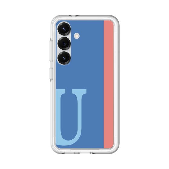 スリムプロテクションプレミアムケース［ オリジナル - initial color line - U blue ］