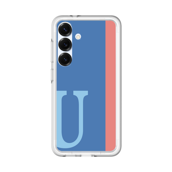 スリムプロテクションプレミアムケース［ オリジナル - initial color line - U blue ］