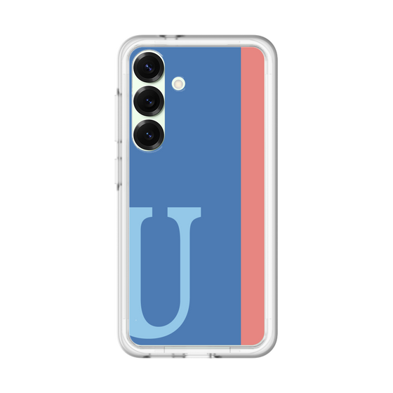 スリムプロテクションプレミアムケース［ オリジナル - initial color line - U blue ］