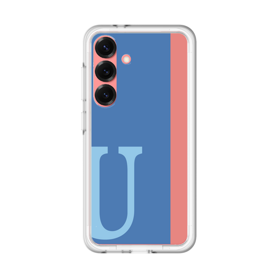 スリムプロテクションプレミアムケース［ オリジナル - initial color line - U blue ］