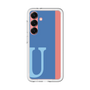スリムプロテクションプレミアムケース［ オリジナル - initial color line - U blue ］