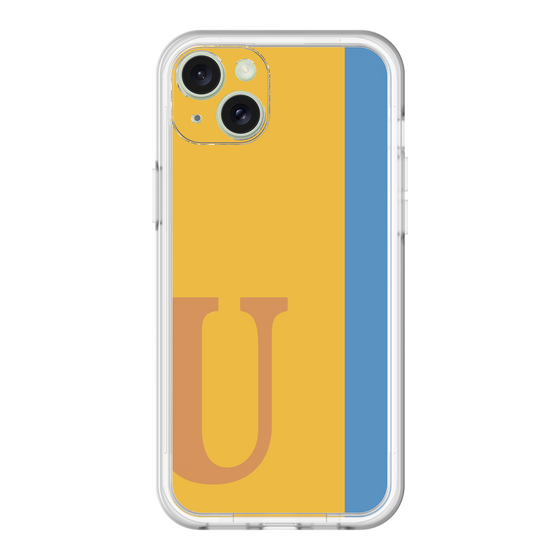 スリムプロテクションプレミアムケース［ オリジナル - initial color line - U orange ］