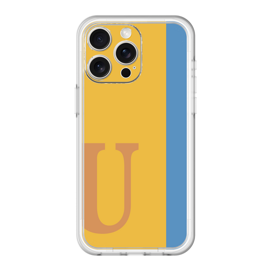 スリムプロテクションプレミアムケース［ オリジナル - initial color line - U orange ］