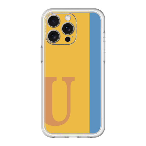 スリムプロテクションプレミアムケース［ オリジナル - initial color line - U orange ］
