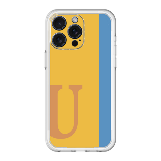 スリムプロテクションプレミアムケース［ オリジナル - initial color line - U orange ］