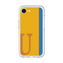 スリムプロテクションプレミアムケース［ オリジナル - initial color line - U orange ］