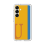 スリムプロテクションプレミアムケース［ オリジナル - initial color line - U orange ］
