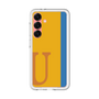 スリムプロテクションプレミアムケース［ オリジナル - initial color line - U orange ］