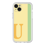 スリムプロテクションプレミアムケース［ オリジナル - initial color line - U yellow ］