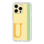 スリムプロテクションプレミアムケース［ オリジナル - initial color line - U yellow ］