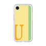 スリムプロテクションプレミアムケース［ オリジナル - initial color line - U yellow ］