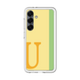 スリムプロテクションプレミアムケース［ オリジナル - initial color line - U yellow ］