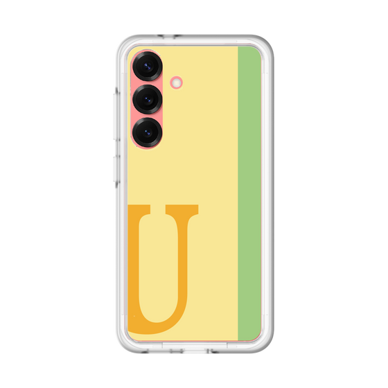 スリムプロテクションプレミアムケース［ オリジナル - initial color line - U yellow ］